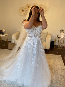 Dany Tabet 'Flora ' wedding dress size-08 NEW