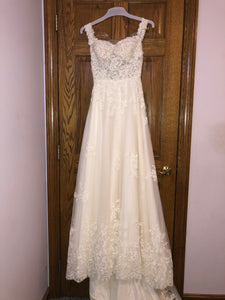 Azazie 'Quinn' wedding dress size-04 NEW