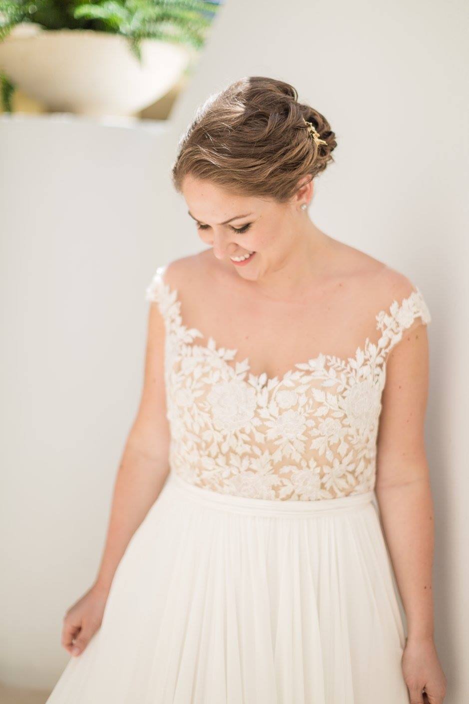 Reem Acra 'Juliet' wedding dress size-10 PREOWNED