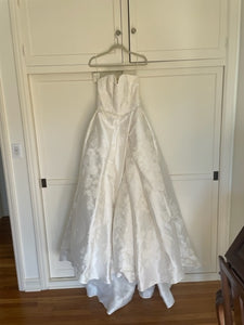 Reem Acra 'flock of angels' wedding dress size-10 NEW