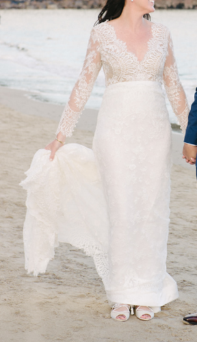 Carolina Herrera 'Claudette Dress' wedding dress size-08 PREOWNED