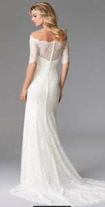 Wtoo 'Savannah' size 4 new wedding dress back view on model
