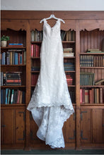 Load image into Gallery viewer, Lazaro &#39;3656&#39; size 12 used wedding dress front view on hanger

