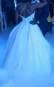 Mori Lee 'Starlet' wedding dress size-08 PREOWNED