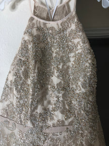 Galina Signature 'Allover Lace Applique Plus Size Ball Dress' wedding dress size-18 NEW