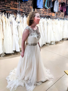 Casablanca '2225' wedding dress size-10 NEW