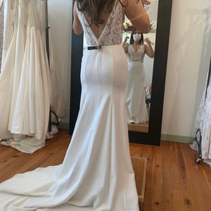 Sarah Seven 'Easton' wedding dress size-04 NEW