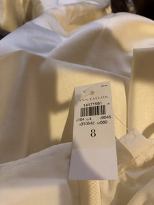 Ann Taylor 'Duchess' wedding dress size-08 NEW