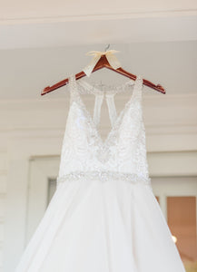 Mori Lee '8119' wedding dress size-08 PREOWNED