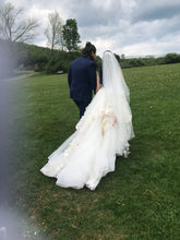 Load image into Gallery viewer, Hayley Paige &#39;Painted Flowers&#39; wedding dress size-02 PREOWNED
