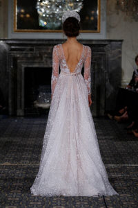 Mira Zwillinger 'Nora' size 4 new wedding dress back view on model