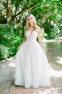 Calla Blanche '120129 cecila' wedding dress size-06 PREOWNED