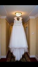 Load image into Gallery viewer, Casablanca &#39;2052&#39; size 22 used wedding dress front view on hanger

