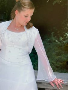 Demetrios '98249' wedding dress size-10 PREOWNED
