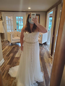 Watters 'Ophelia' wedding dress size-12 NEW