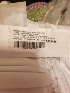 WhiteOne 'Tirol' wedding dress size-10 PREOWNED