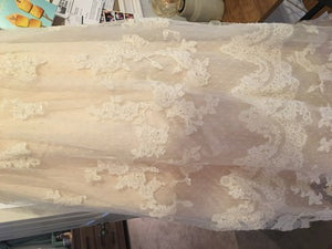 Casablanca 'Tuscan Afternoon 1900' size 4 new wedding dress view of train