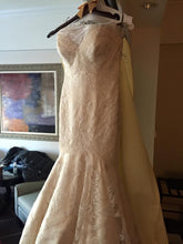 Load image into Gallery viewer, Matthew Christopher &#39;Monroe&#39; size 8 used wedding dress front view on hanger
