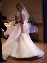 Load image into Gallery viewer, Melissa Sweet &#39;Cap Sleeve Lace Wedding Dress MS251005&#39; wedding dress size-02 PREOWNED
