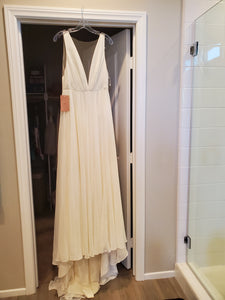 Jenny Yoo 'Jenny' size 4 new wedding dress front view on hanger