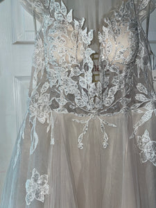 Galina Signature 'SWG862' wedding dress size-14 NEW