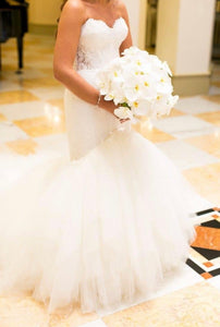 Pnina Tornai '4376' wedding dress size-04 PREOWNED