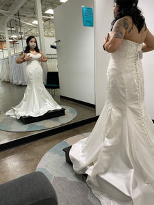  '6236CRZP' wedding dress size-12 NEW