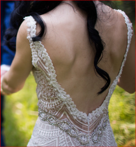  'Sheath' wedding dress size-02 PREOWNED