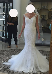 Pronovias 'Drina, 6929' wedding dress size-02 PREOWNED