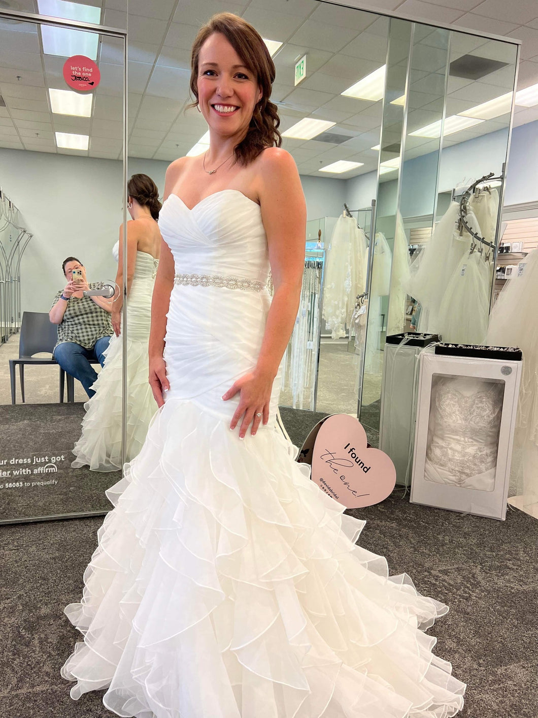 David's Bridal '10012542' wedding dress size-04 NEW