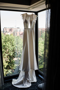 Justin Alexander 'Daphne' wedding dress size-04 PREOWNED