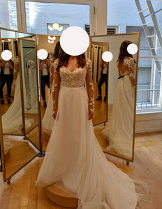 Hayley Paige 'Blush - Remi' wedding dress size-06 SAMPLE