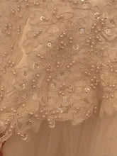 Load image into Gallery viewer, Oleg Cassini &#39;Tulle&#39; size 6 used wedding dress view of beading

