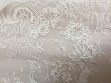 Load image into Gallery viewer, Ines Di Santo &#39;Cameo&#39; size 4 sample wedding dress close up of fabric
