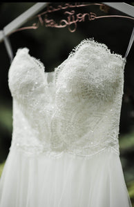 Wtoo 'Della (beaded) #17711B' wedding dress size-00 PREOWNED