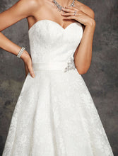 Load image into Gallery viewer, Ella Rosa &#39;Martizz&#39; size 14 used wedding dress front view on model
