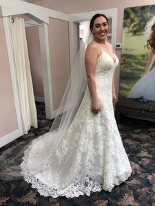 Allure Bridals '9605' wedding dress size-10 NEW