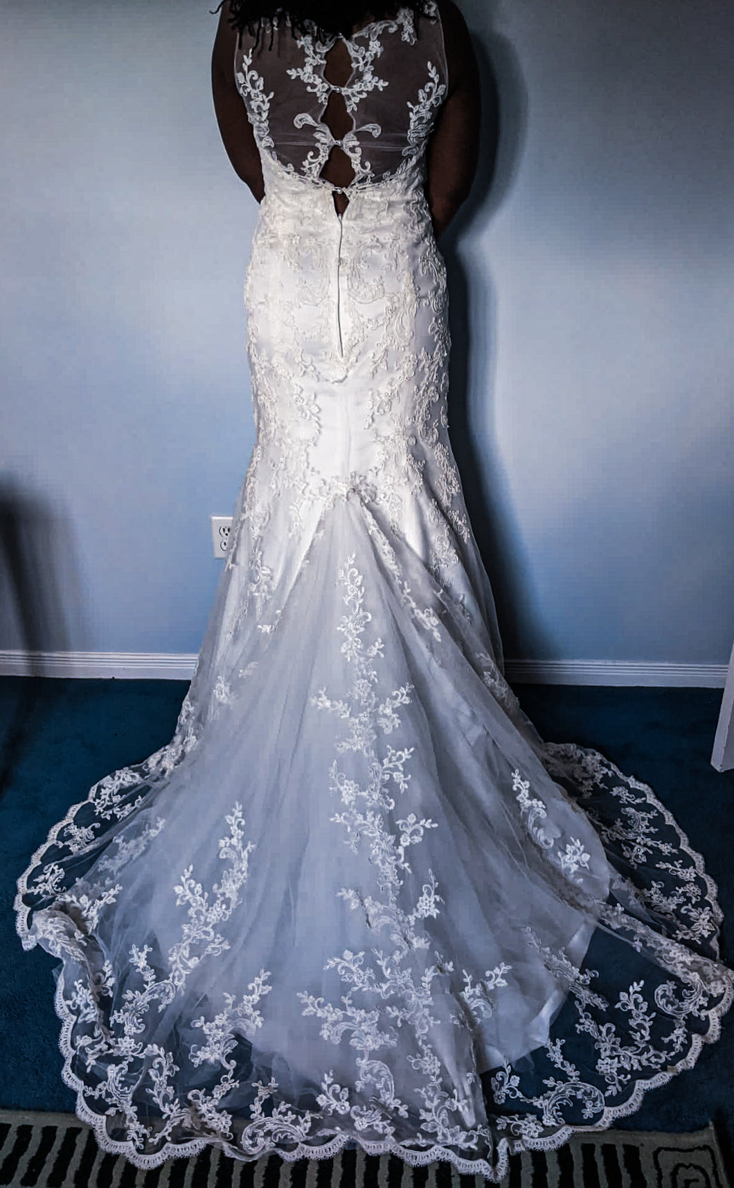 Jasmine 'F21' wedding dress size-08 PREOWNED