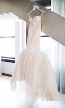 Load image into Gallery viewer, Inbal Dror &#39;15-16&#39; size 2 used wedding dress front view on hanger
