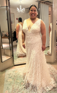 Jenny Yoo 'Lourdes' wedding dress size-16 NEW