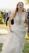 Load image into Gallery viewer, Ines Di Santo &#39;Coco&#39; size 12 used wedding dress front view on bride
