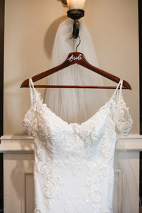 Casablanca '2324 Zola' wedding dress size-04 PREOWNED