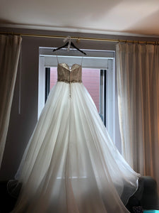Mori Lee '5511' wedding dress size-06 PREOWNED