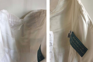 Rebecca Schoneveld 'Ines' size 2 used wedding dress front and back views