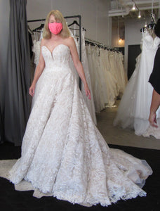 Justin Alexander '99157' wedding dress size-06 NEW