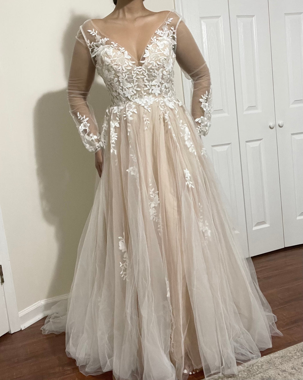 Watters '50701' wedding dress size-12 SAMPLE