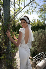 Load image into Gallery viewer, Berta &#39;BER15-15&#39; size 12 new wedding dress back view on model
