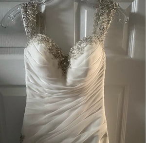 Stella York '5904DM' wedding dress size-00 NEW