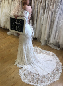 Lillian West 'LIL 66047' wedding dress size-10 SAMPLE
