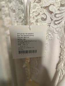 Serena Valentina 'PA1200CR11' wedding dress size-12 NEW